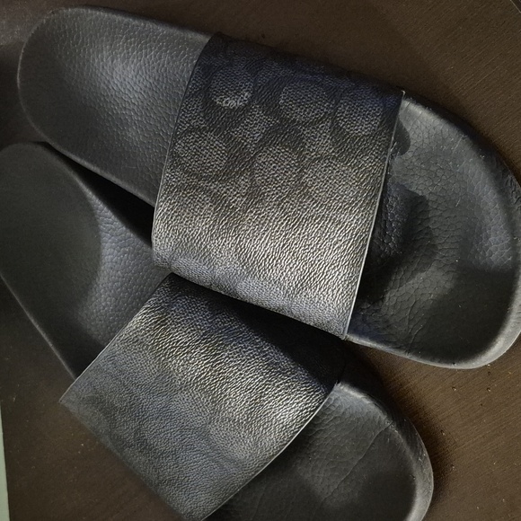 Coach Other - Black Slide Sandals Mens COACH SIZE 10